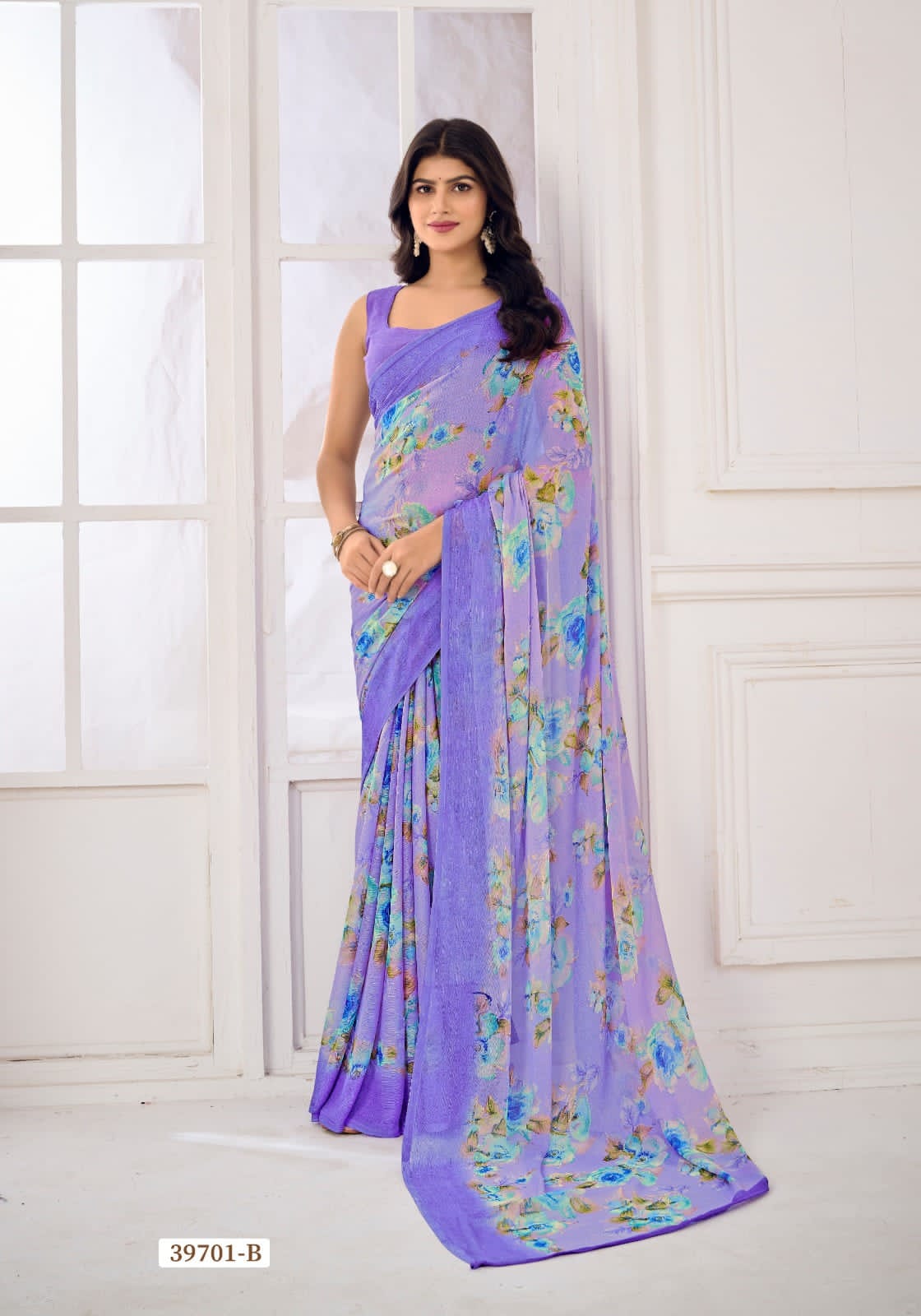 Star Chiffon 185 By Ruchi Daily Wear Chiffon Saree Wholesale Price In Surat